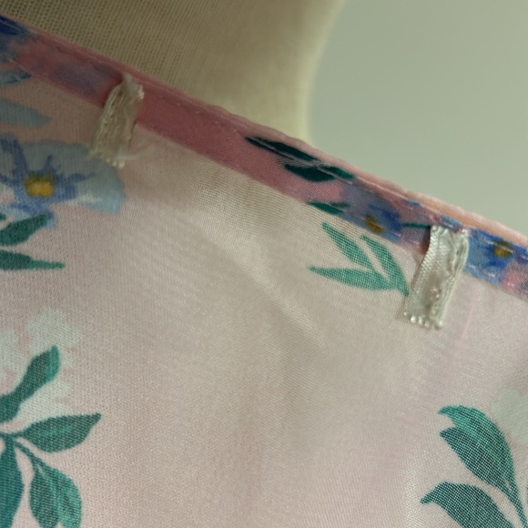 Ultra Flirt Soft Pink Flower Bloom High Low Kimono - Picture 9 of 16